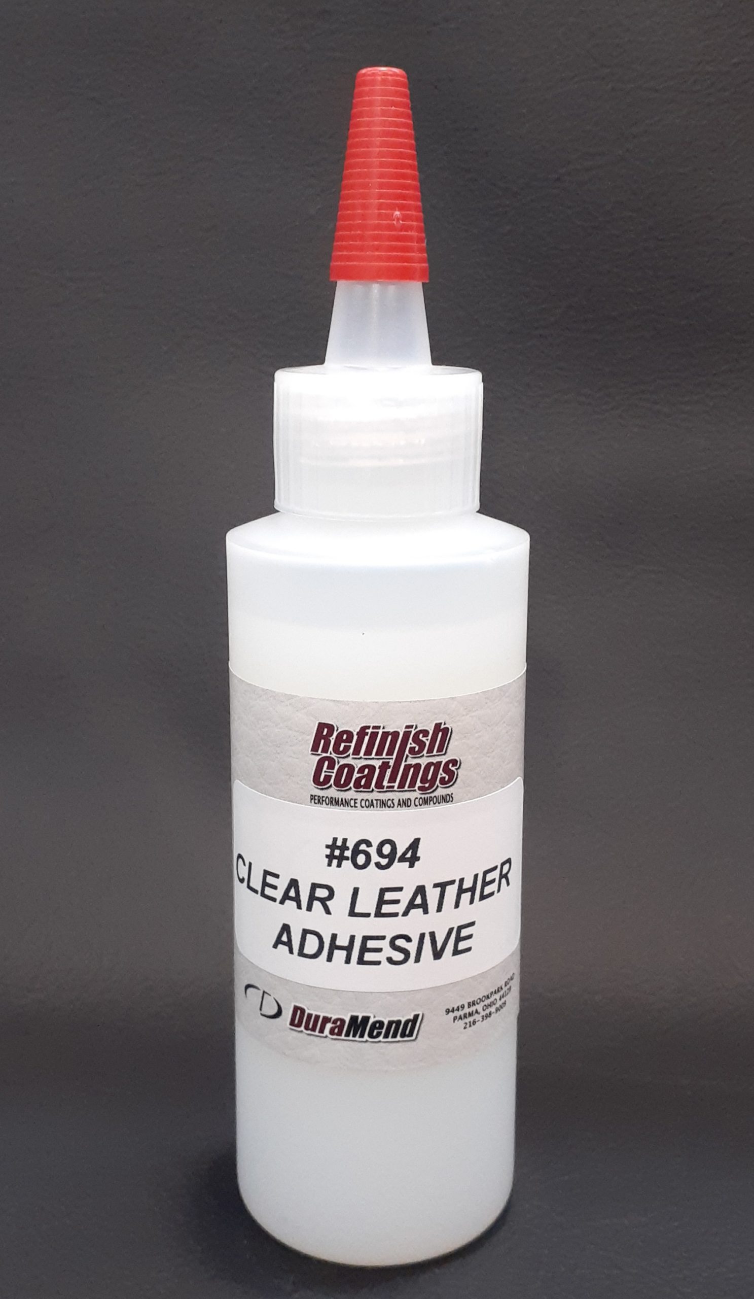 CLEAR LEATHER ADHESIVE SEALER